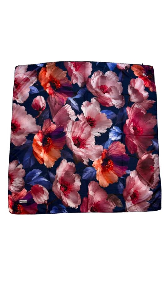 KARLEA ORGANİK EŞARP CORAL BLOOM DESEN