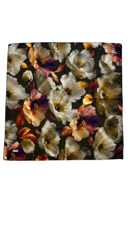 KARLEA ORGANİK EŞARP CORAL BLOOM DESEN
