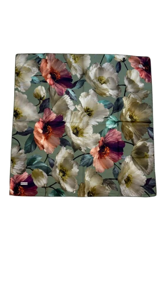 KARLEA ORGANİK EŞARP CORAL BLOOM DESEN