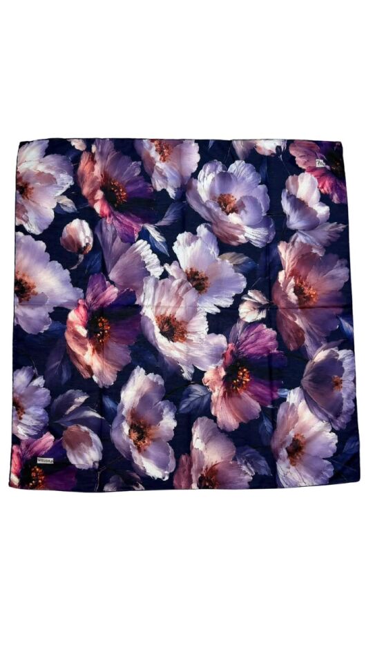 KARLEA ORGANİK EŞARP CORAL BLOOM DESEN