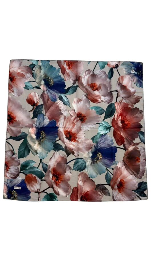KARLEA ORGANİK EŞARP CORAL BLOOM DESEN