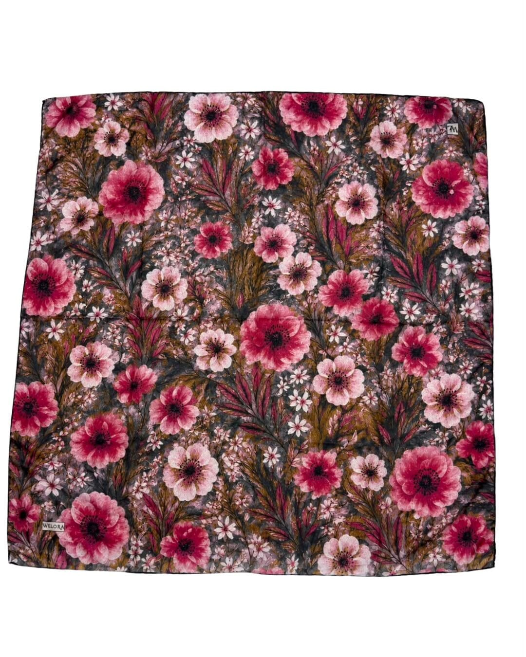 KARLEA ORGANİK EŞARP AMBER BLOOM DESEN