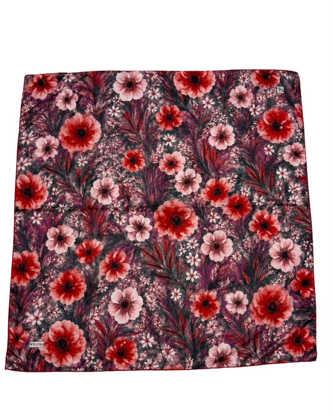 KARLEA ORGANİK EŞARP AMBER BLOOM DESEN