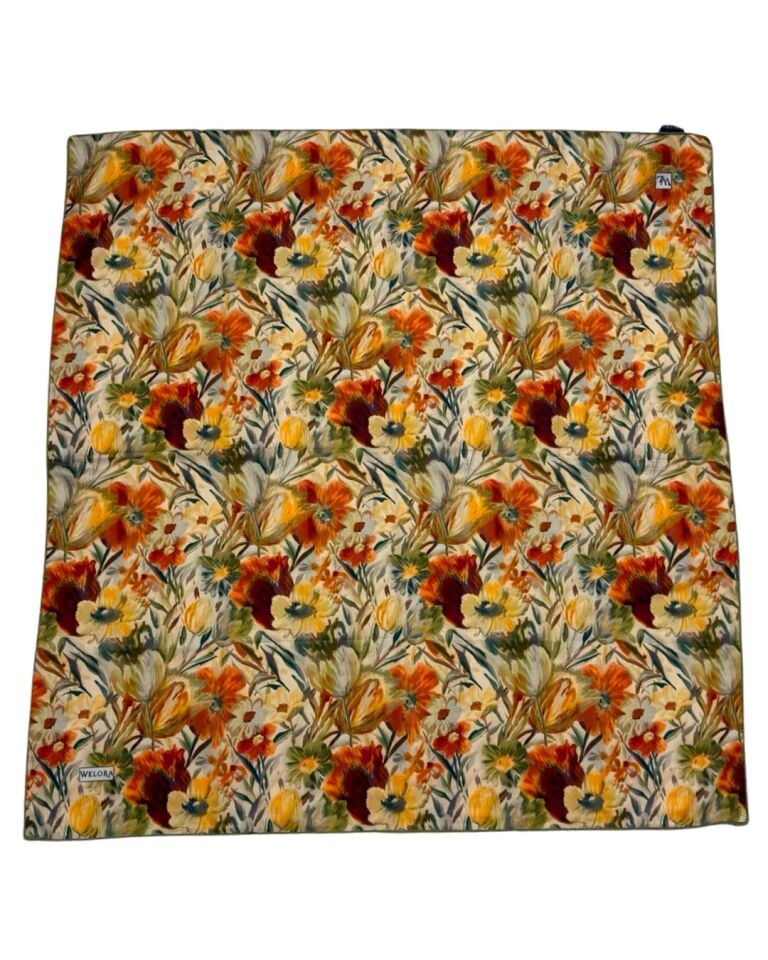 KARLEA SCARF ORGANİK EŞARP DESEN TERRA BLOOM