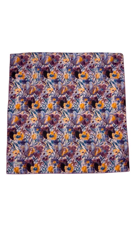 KARLEA SCARF ORGANİK EŞARP DESEN TERRA BLOOM