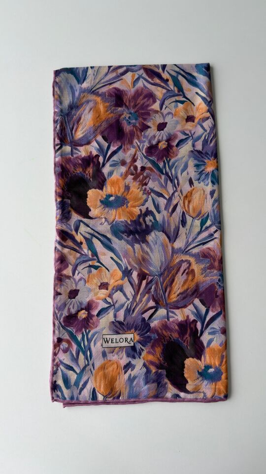 KARLEA SCARF ORGANİK EŞARP DESEN TERRA BLOOM