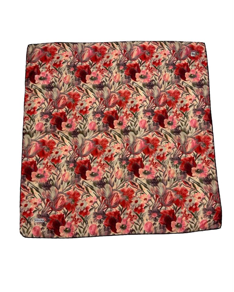 KARLEA SCARF ORGANİK EŞARP DESEN TERRA BLOOM