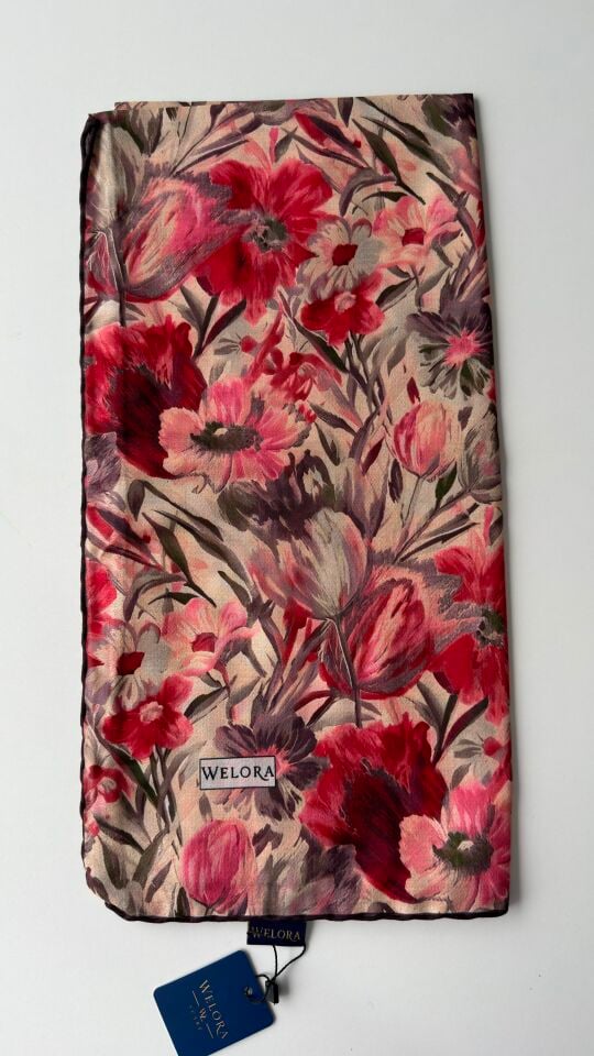 KARLEA SCARF ORGANİK EŞARP DESEN TERRA BLOOM