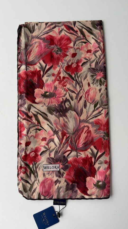 KARLEA SCARF ORGANİK EŞARP DESEN TERRA BLOOM