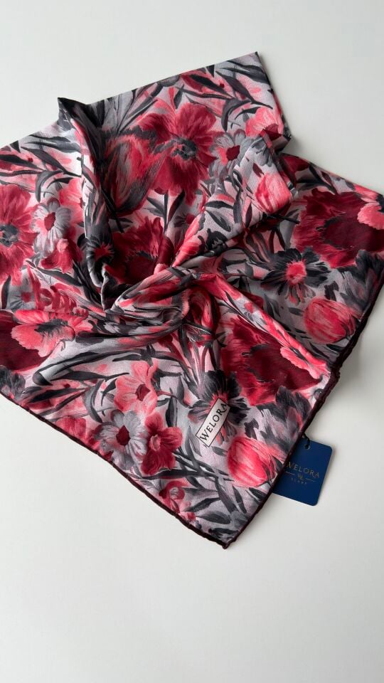 KARLEA SCARF ORGANİK EŞARP DESEN TERRA BLOOM
