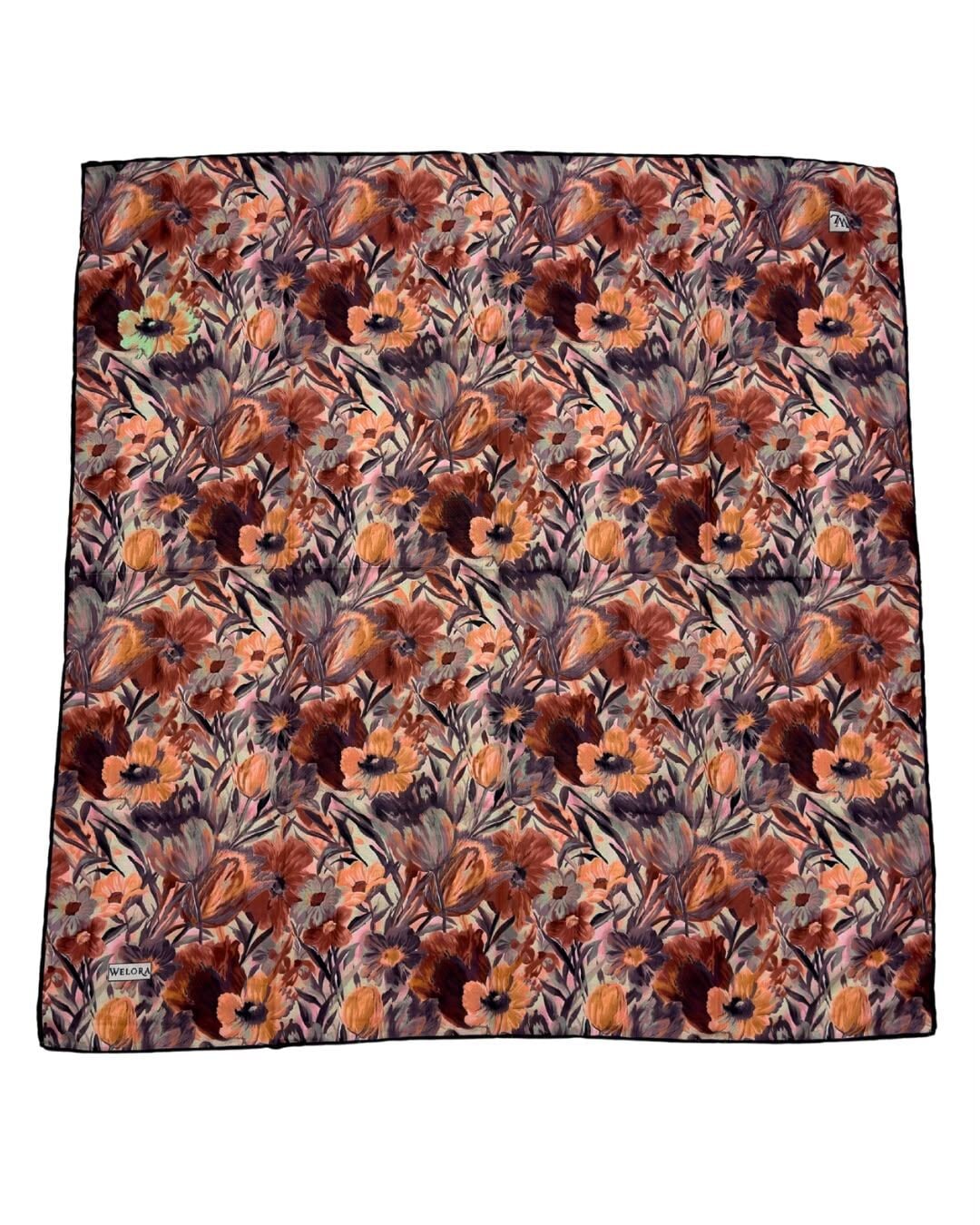 KARLEA SCARF ORGANİK EŞARP DESEN TERRA BLOOM