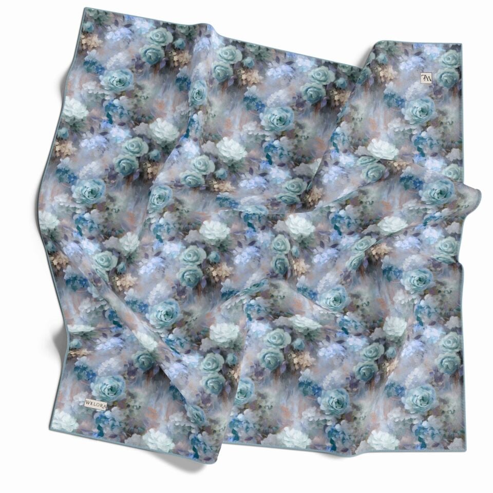 KARLEA SCARF YAZ ESİNTİSİ EŞARP DESEN PASTEL GARDEN