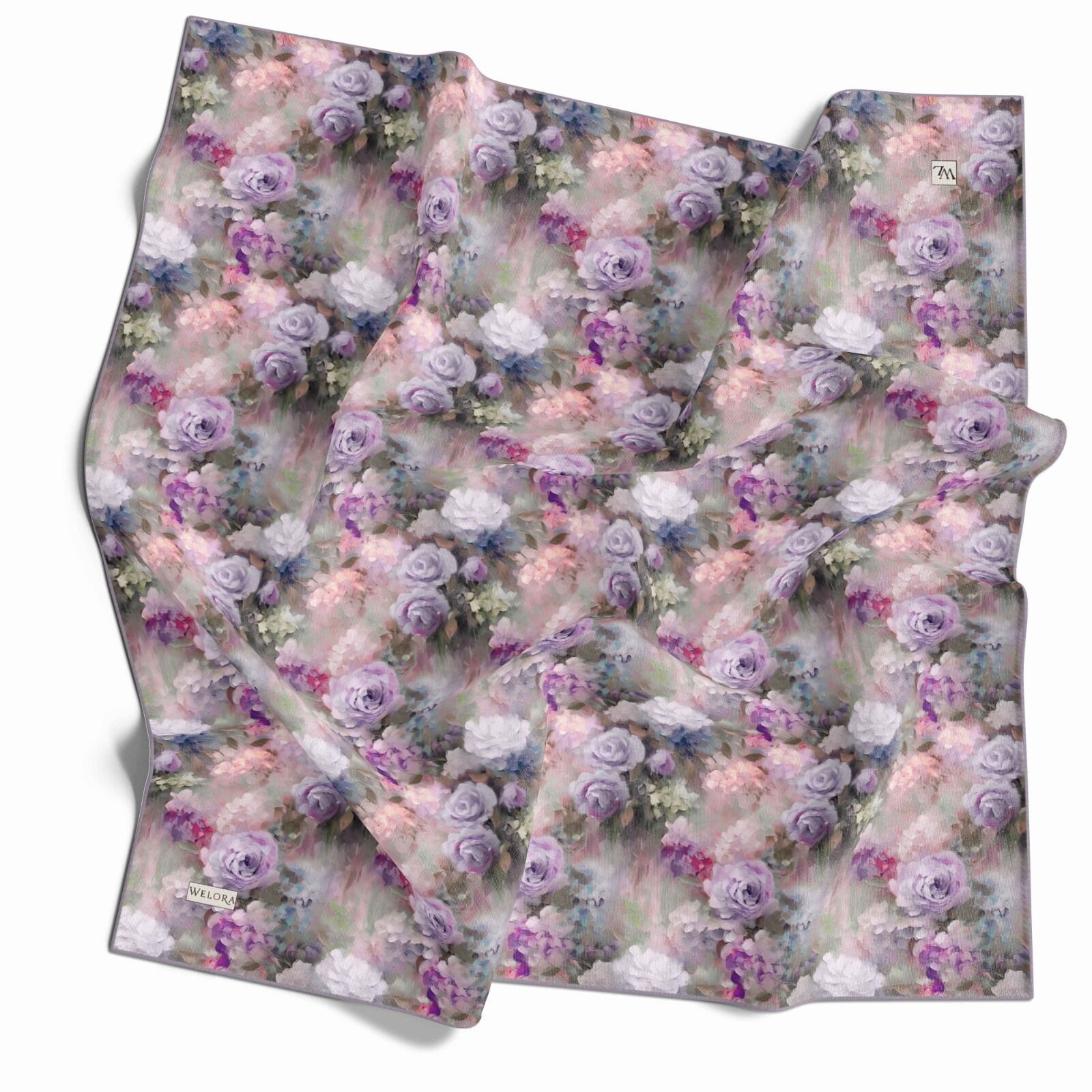 KARLEA SCARF YAZ ESİNTİSİ EŞARP DESEN PASTEL GARDEN