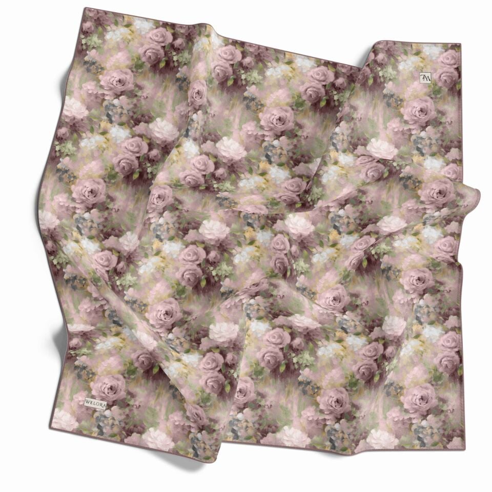 KARLEA SCARF YAZ ESİNTİSİ EŞARP DESEN PASTEL GARDEN