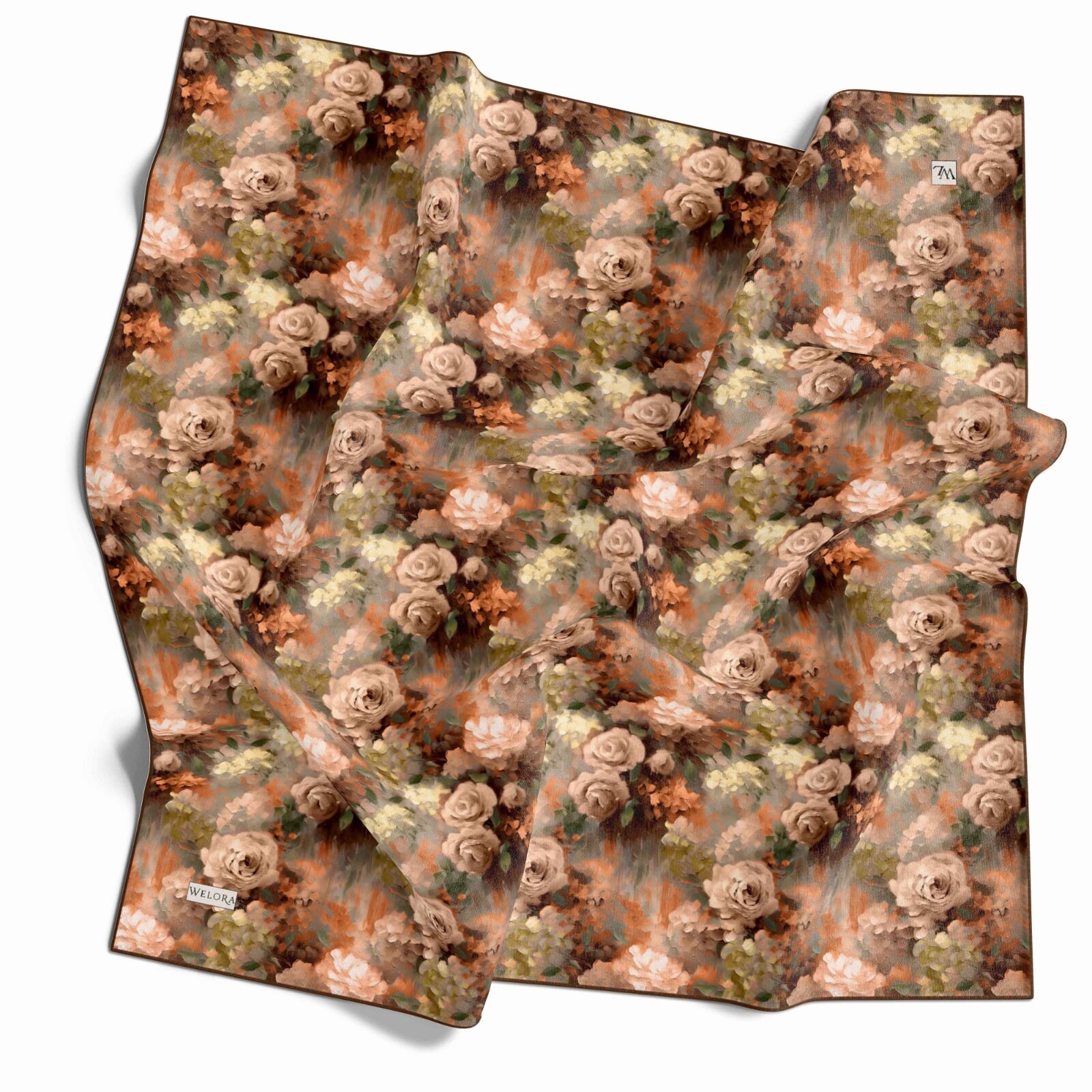 KARLEA SCARF YAZ ESİNTİSİ EŞARP DESEN PASTEL GARDEN