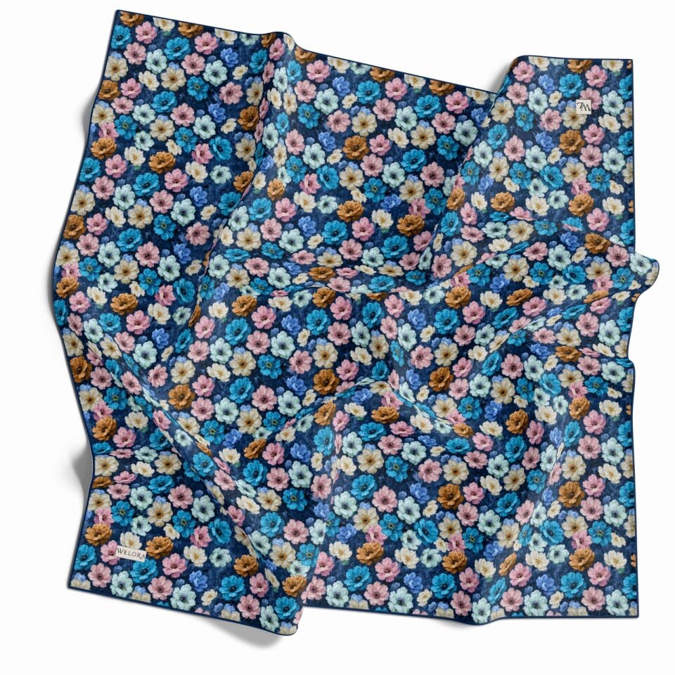 KARLEA SCARF YAZ ESİNTİSİ EŞARP DESEN MEADOW BLOOM