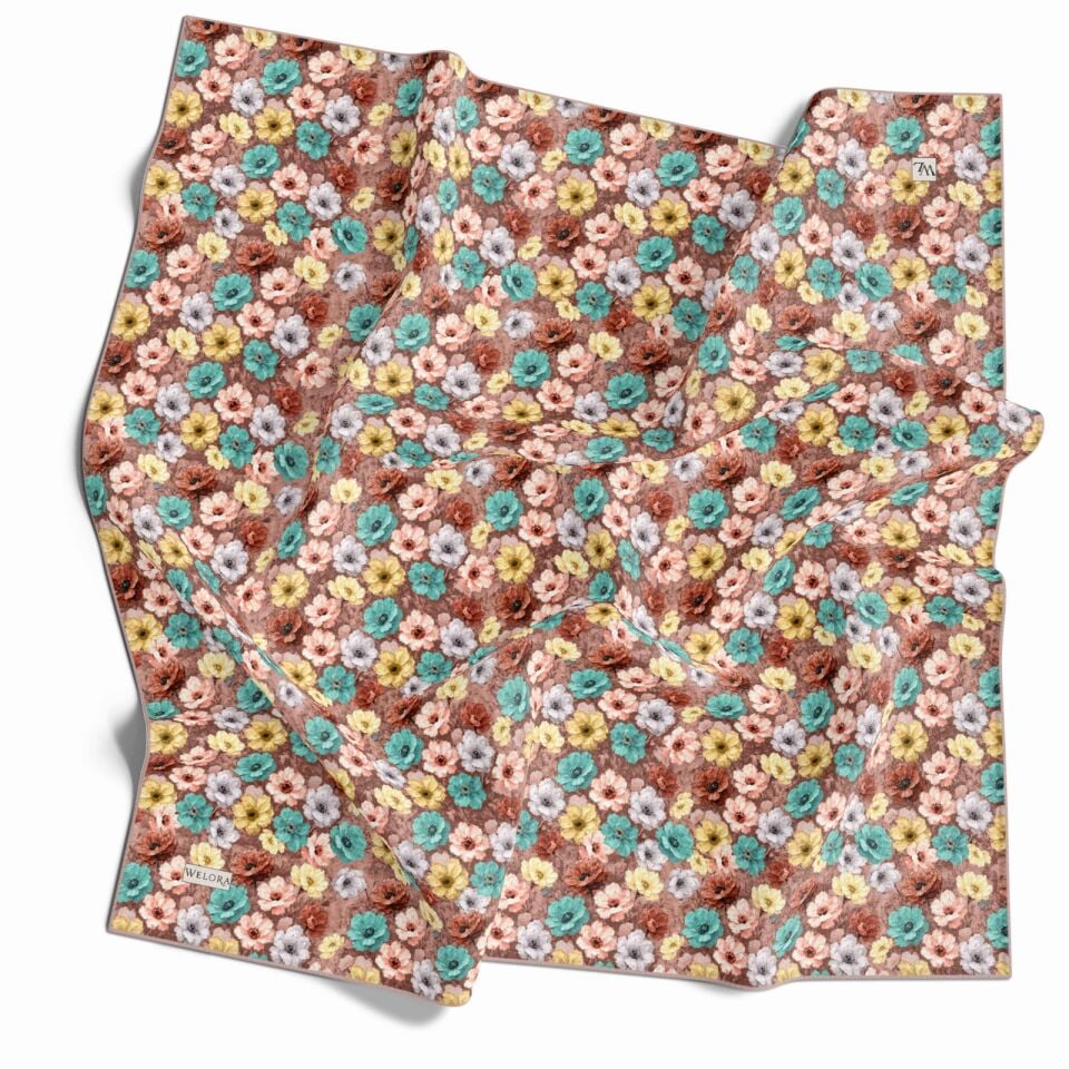 KARLEA SCARF YAZ ESİNTİSİ EŞARP DESEN MEADOW BLOOM