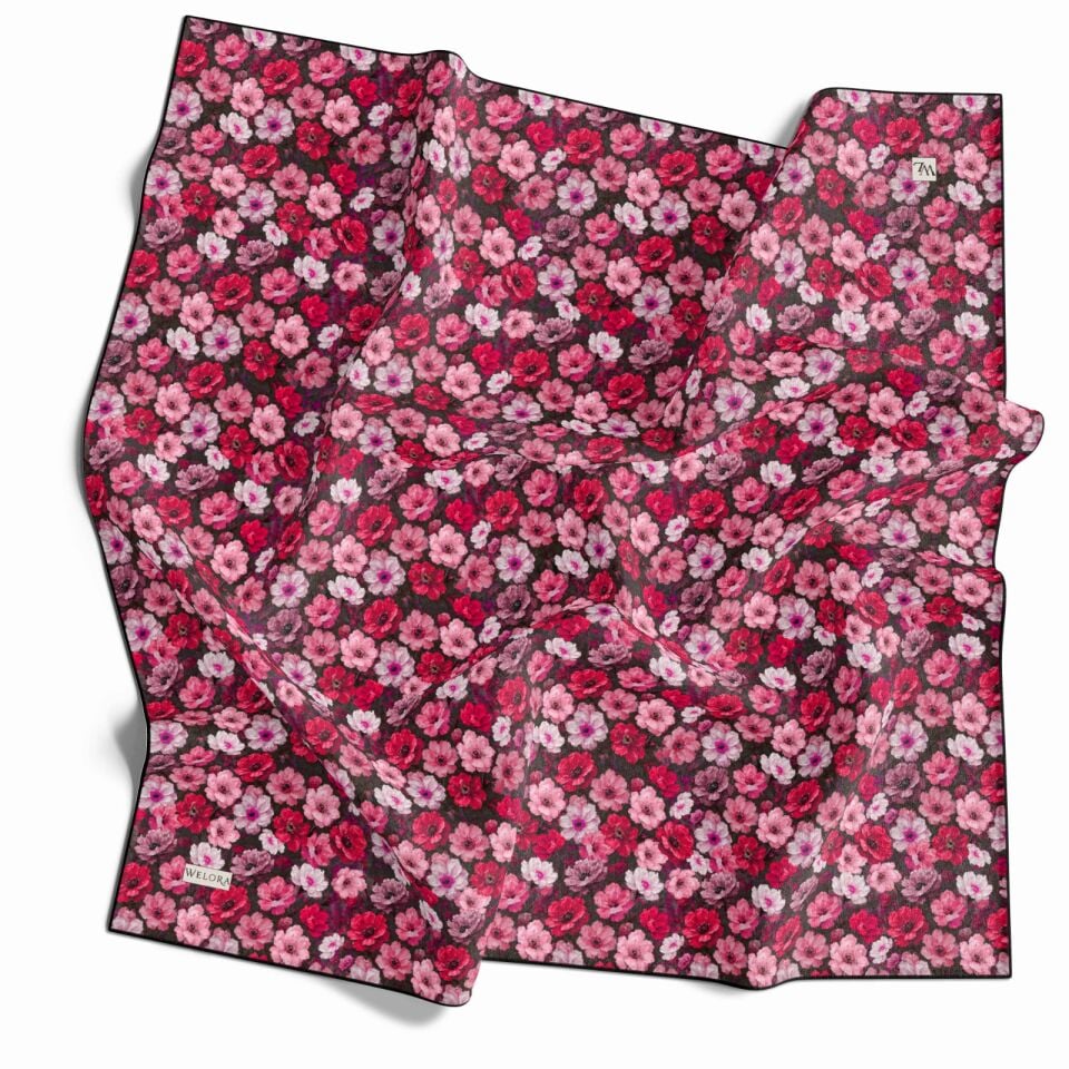 KARLEA SCARF YAZ ESİNTİSİ EŞARP DESEN MEADOW BLOOM