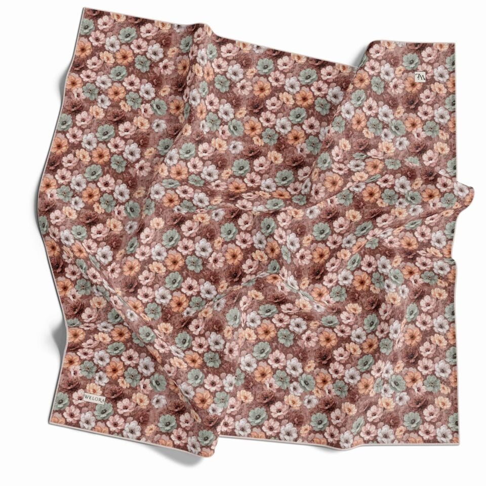 KARLEA SCARF YAZ ESİNTİSİ EŞARP DESEN MEADOW BLOOM