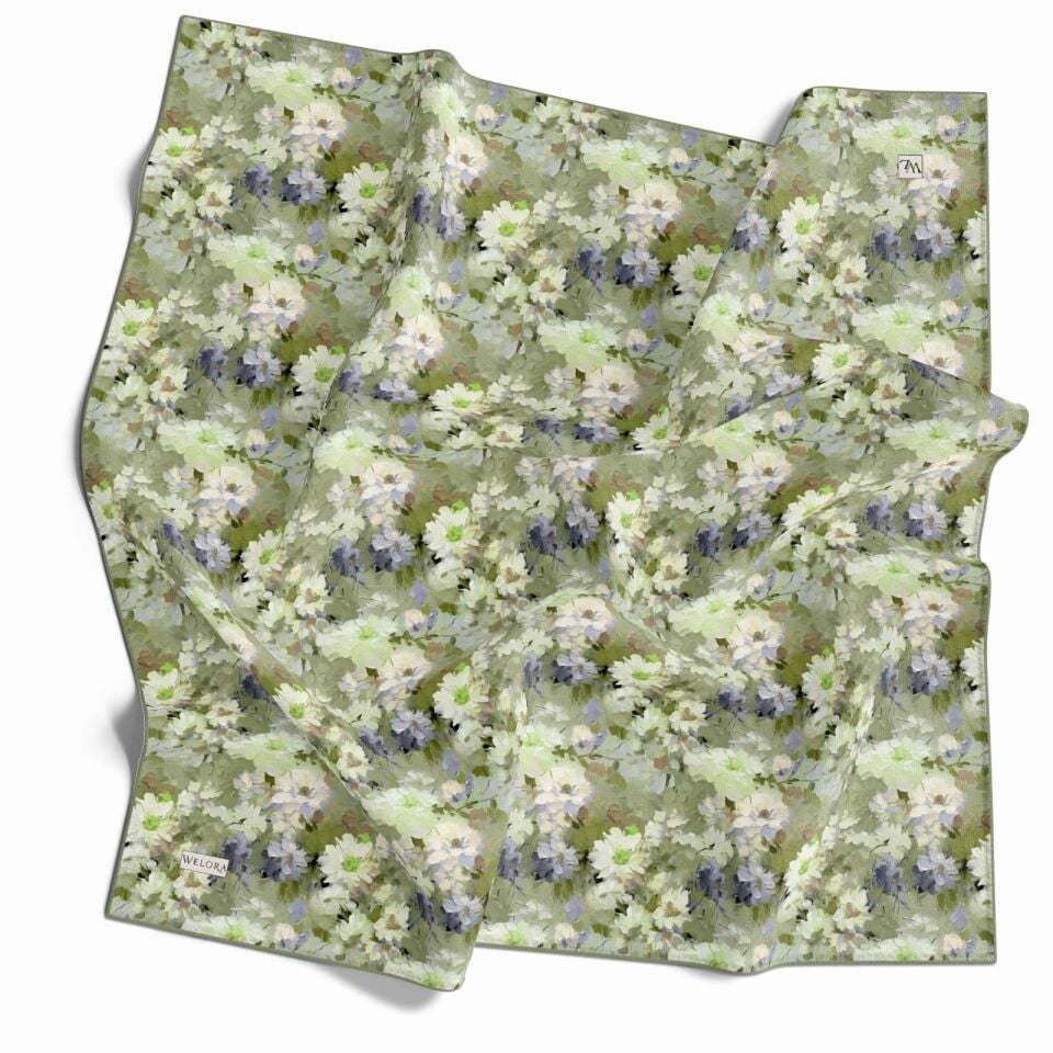 KARLEA SCARF YAZ ESİNTİSİ EŞARP DESEN DAİSY BREEZE