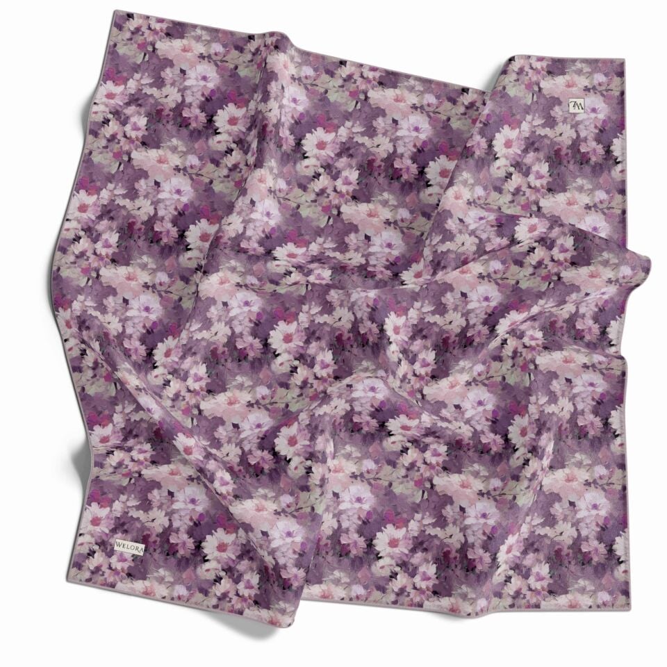 KARLEA SCARF YAZ ESİNTİSİ EŞARP DESEN DAİSY BREEZE