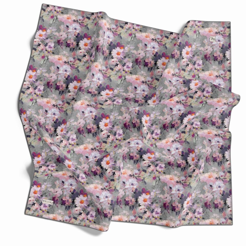 KARLEA SCARF YAZ ESİNTİSİ EŞARP DESEN DAİSY BREEZE
