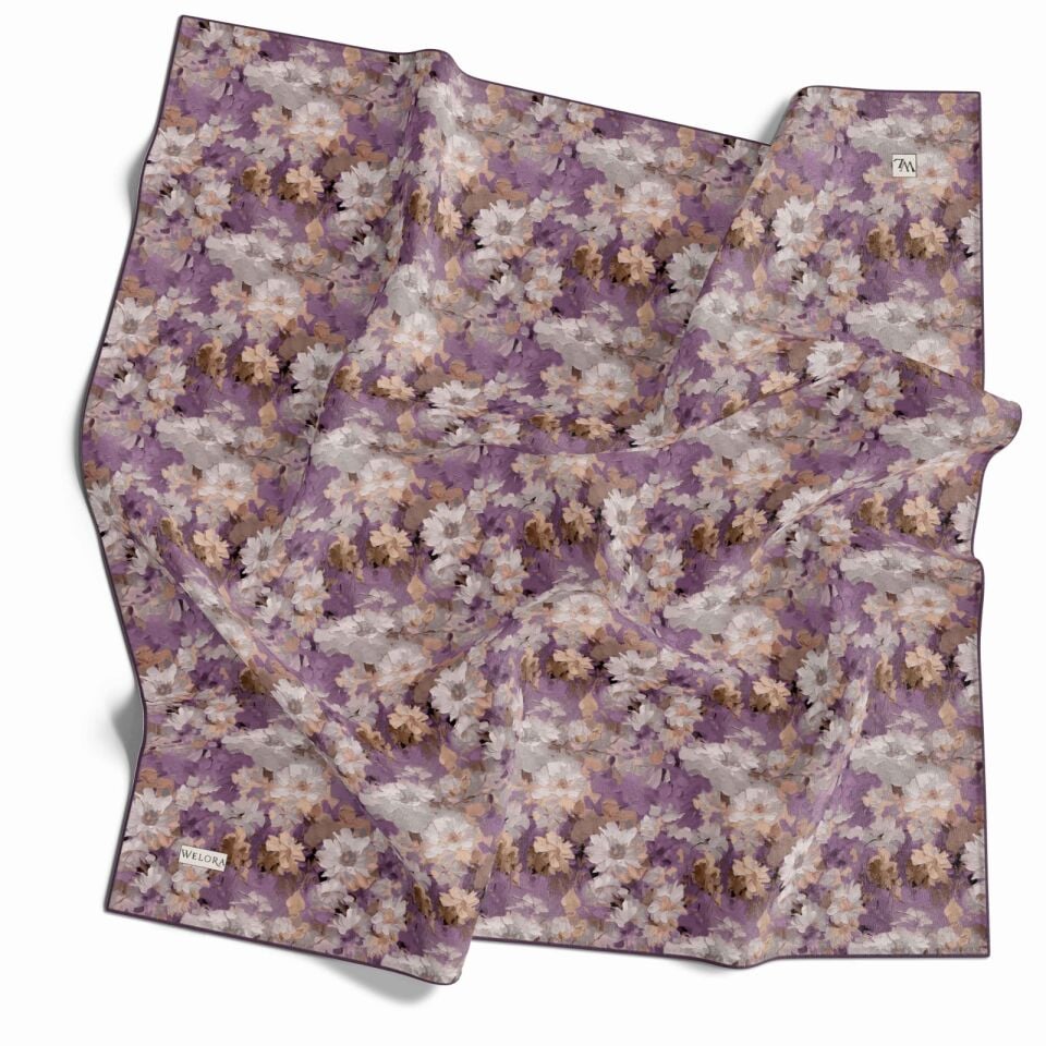 KARLEA SCARF YAZ ESİNTİSİ EŞARP DESEN DAİSY BREEZE