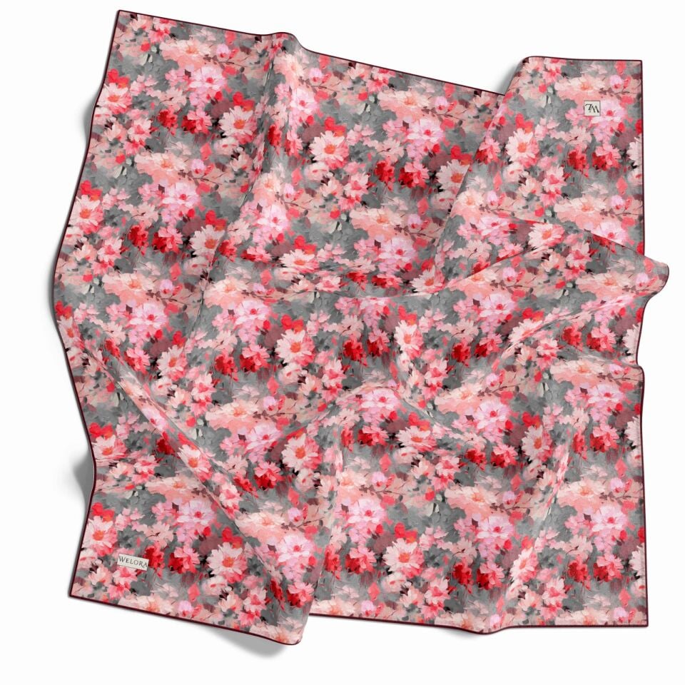 KARLEA SCARF YAZ ESİNTİSİ EŞARP DESEN DAİSY BREEZE