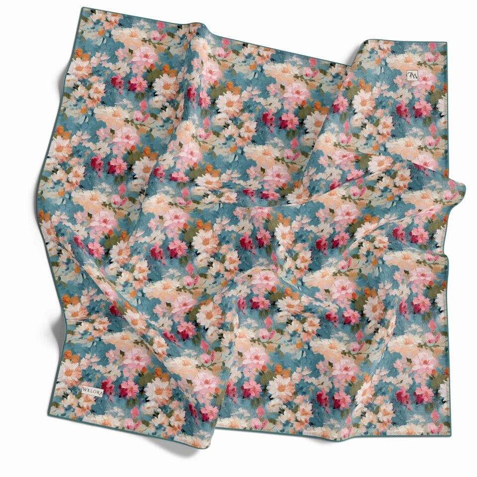 KARLEA SCARF YAZ ESİNTİSİ EŞARP DESEN DAİSY BREEZE