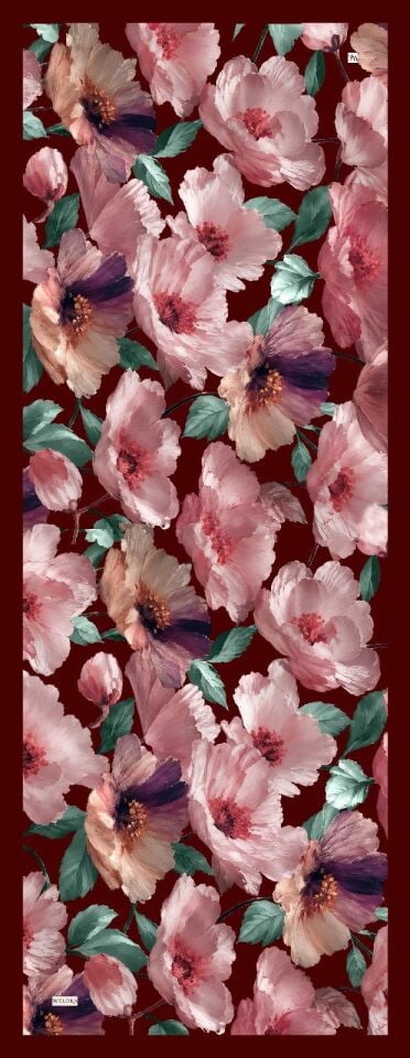 Karlea Scarf Organik Şal- Velvet Blossom