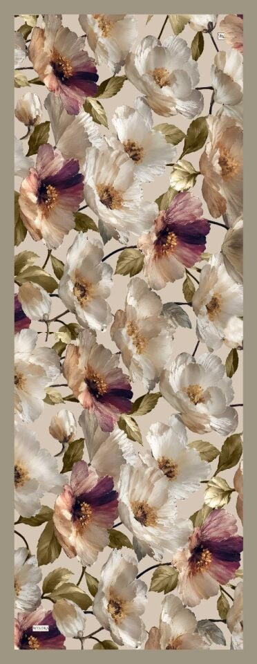 Karlea Scarf Organik Şal- Velvet Blossom