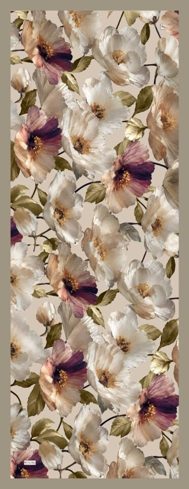 Karlea Scarf Organik Şal- Velvet Blossom