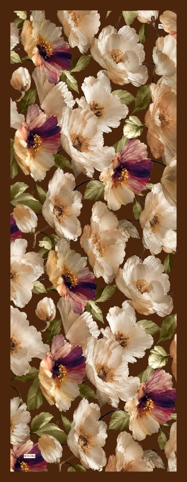Karlea Scarf Organik Şal- Velvet Blossom