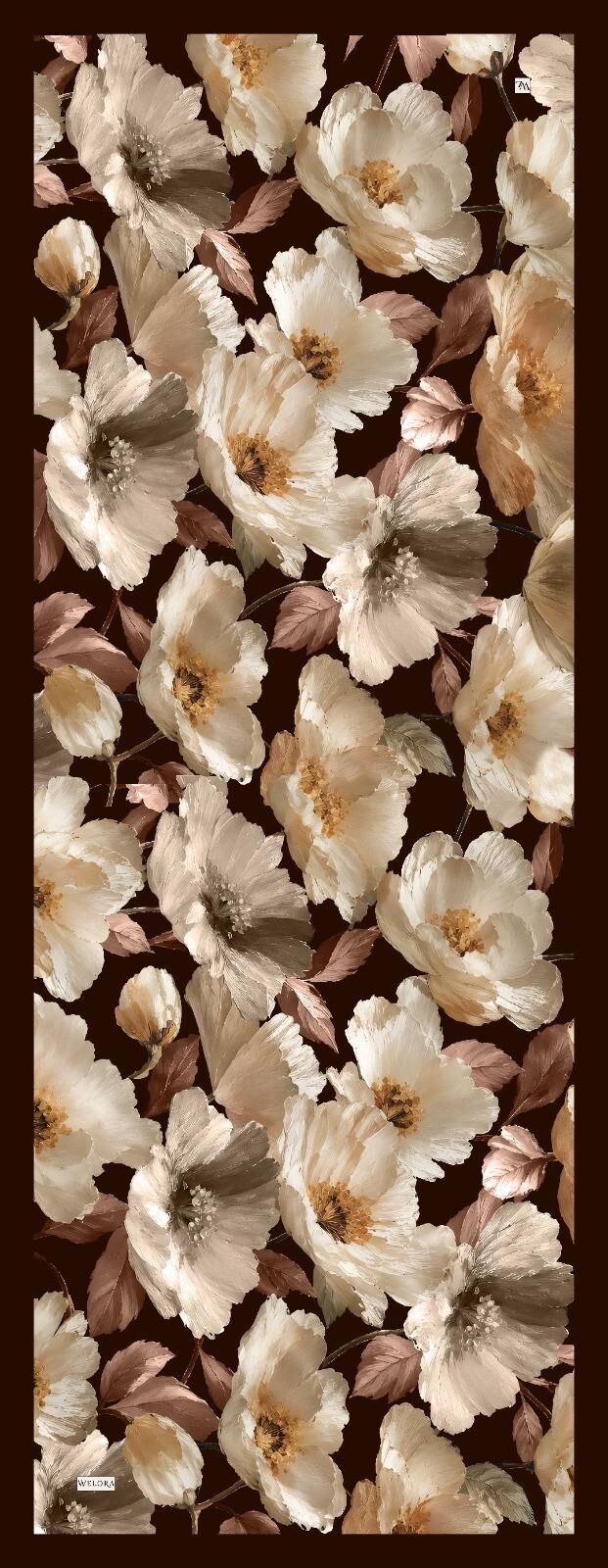 Karlea Scarf Organik Şal- Velvet Blossom