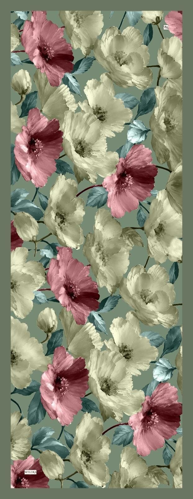 Karlea Scarf Organik Şal- Velvet Blossom
