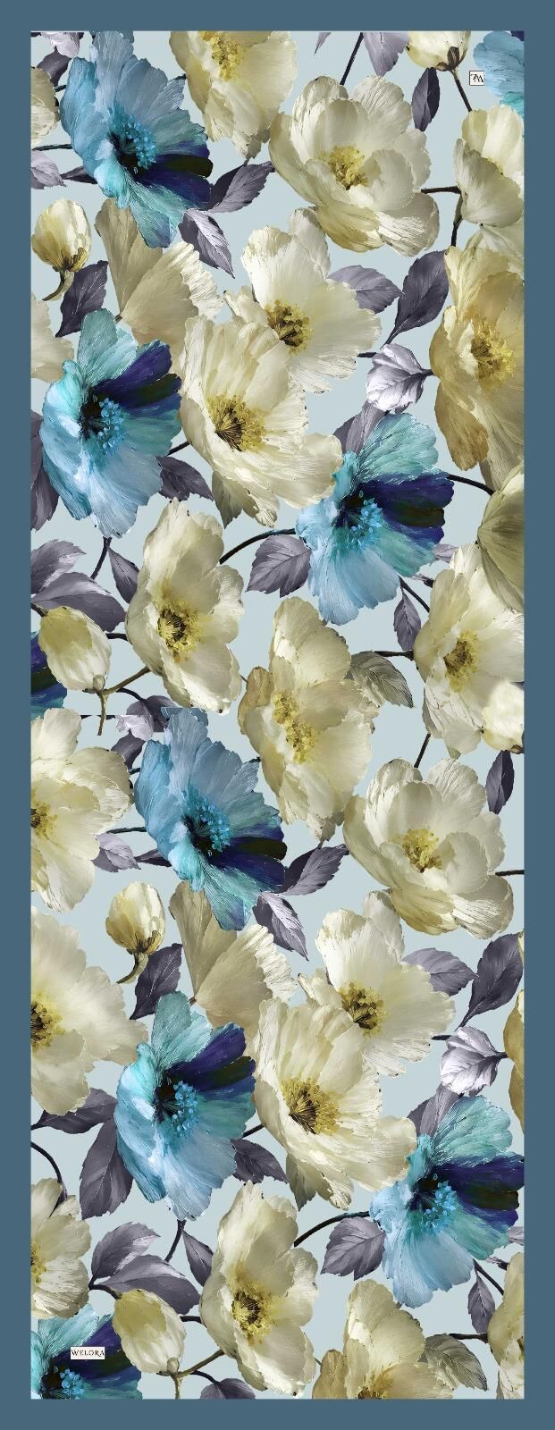 Karlea Scarf Organik Şal- Velvet Blossom