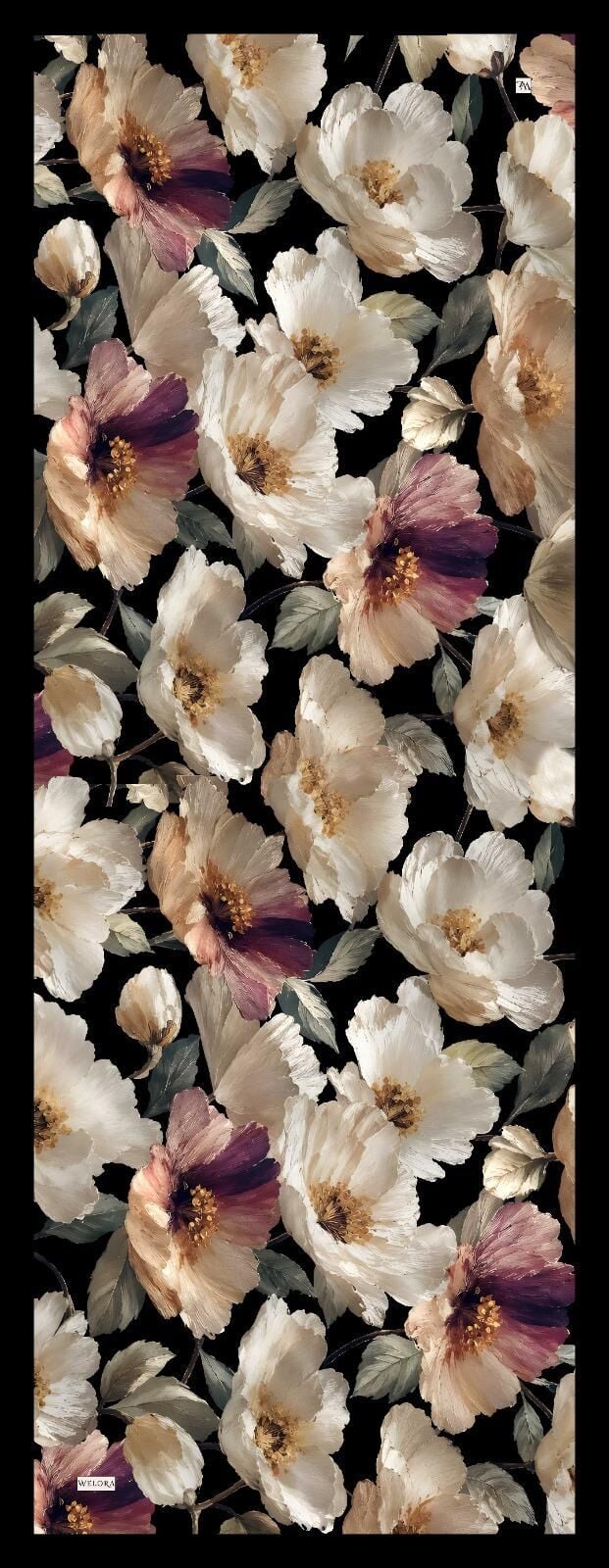 Karlea Scarf Organik Şal- Velvet Blossom