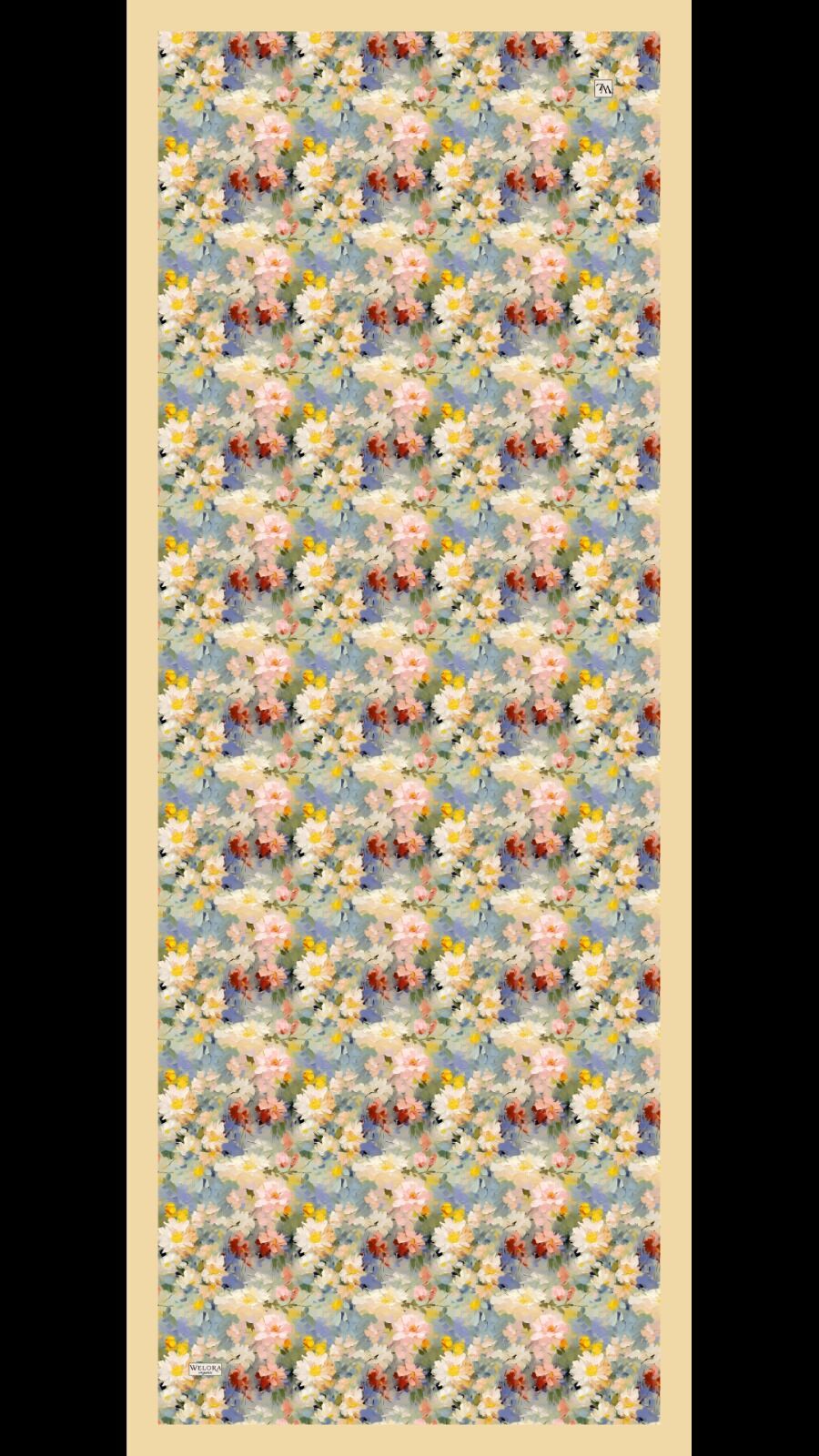 Karlea Scarf Organik Şal- Daisy Breeze