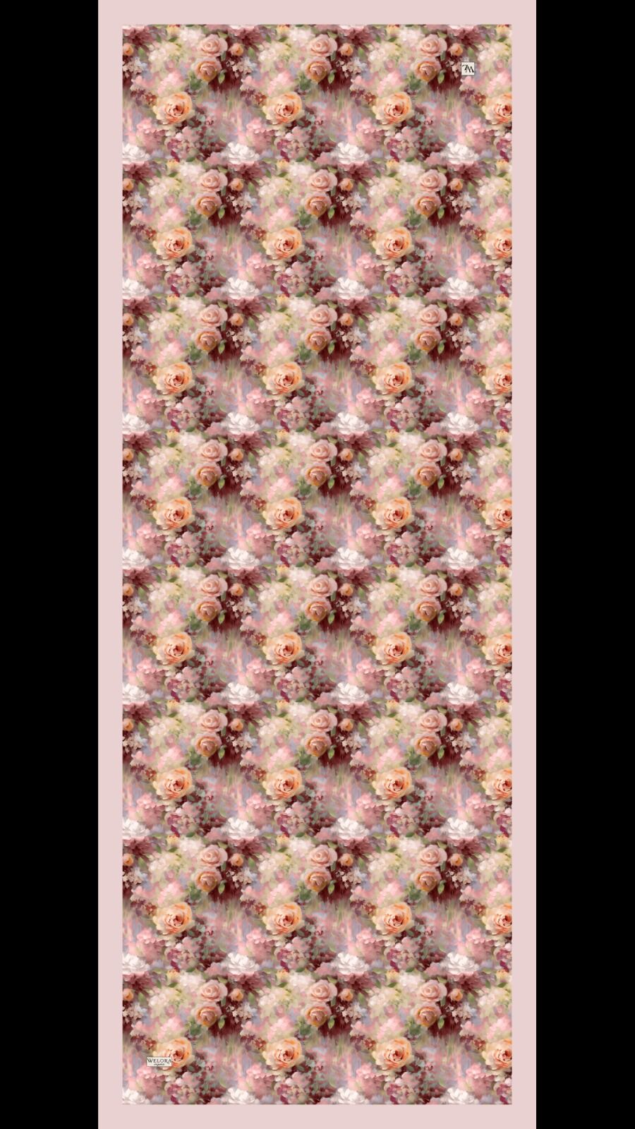 Karlea Scarf Organik Şal- Pastel Garden