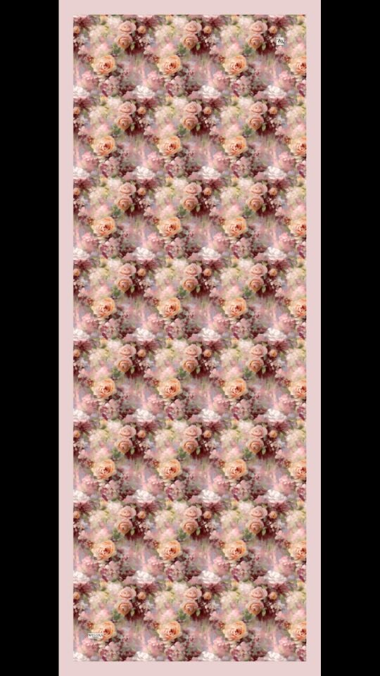Karlea Scarf Organik Şal- Pastel Garden