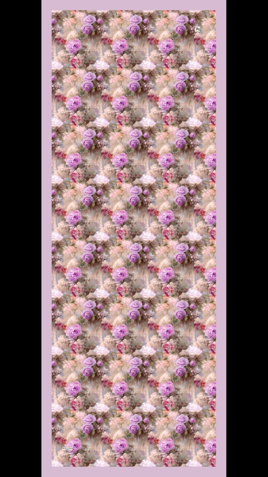 Karlea Scarf Organik Şal- Pastel Garden