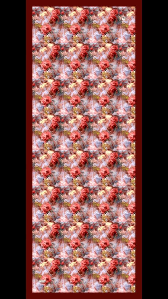 Karlea Scarf Organik Şal- Pastel Garden