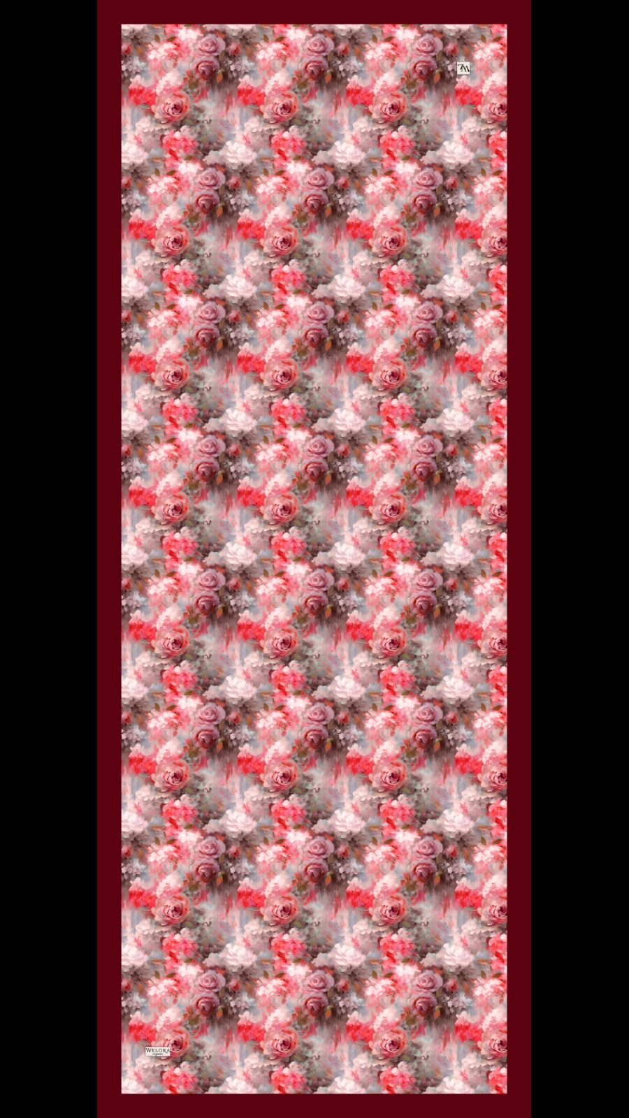 Karlea Scarf Organik Şal- Pastel Garden