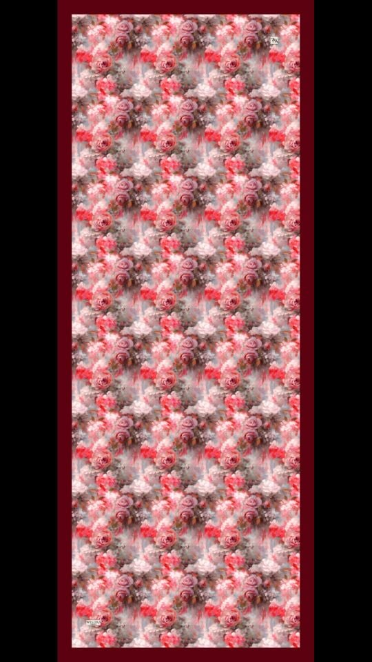 Karlea Scarf Organik Şal- Pastel Garden