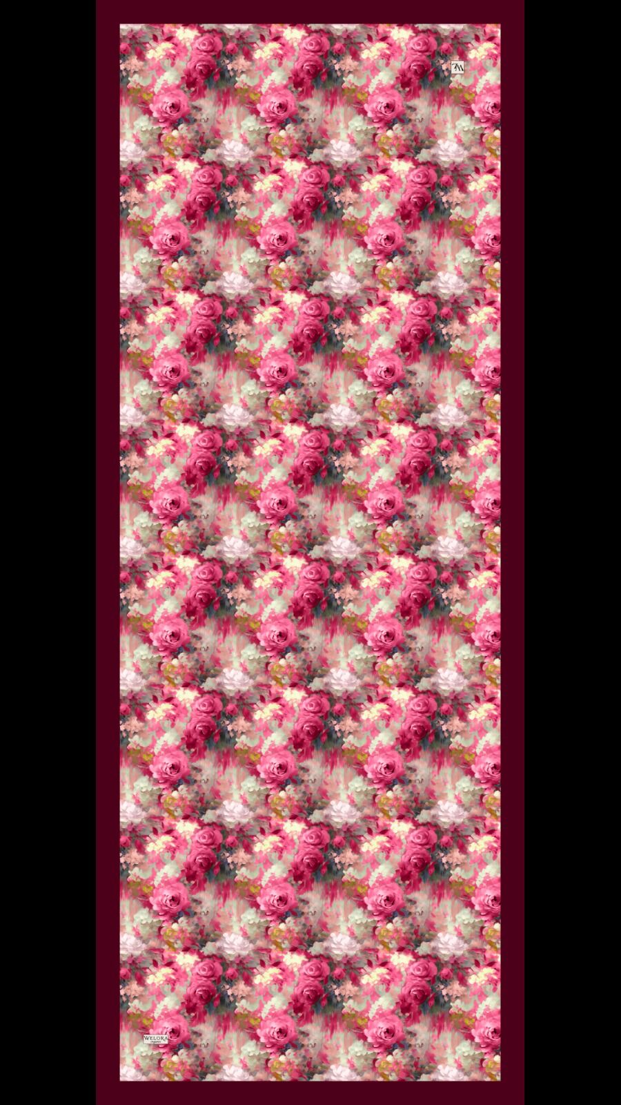 Karlea Scarf Organik Şal- Pastel Garden