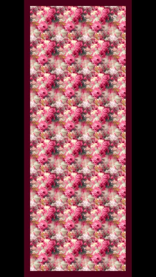 Karlea Scarf Organik Şal- Pastel Garden