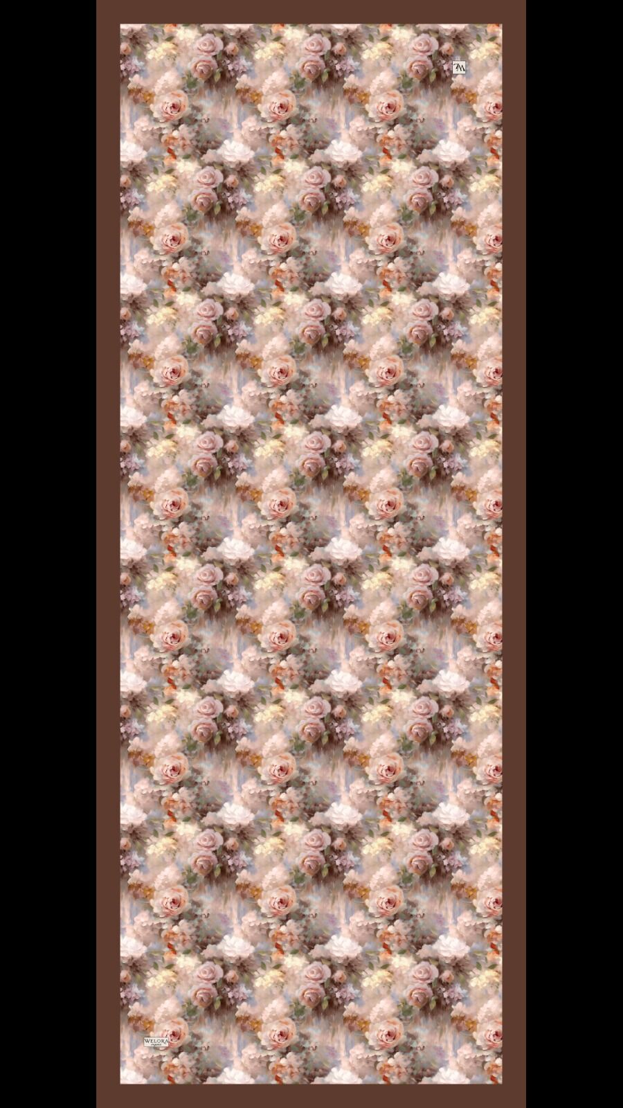 Karlea Scarf Organik Şal- Pastel Garden