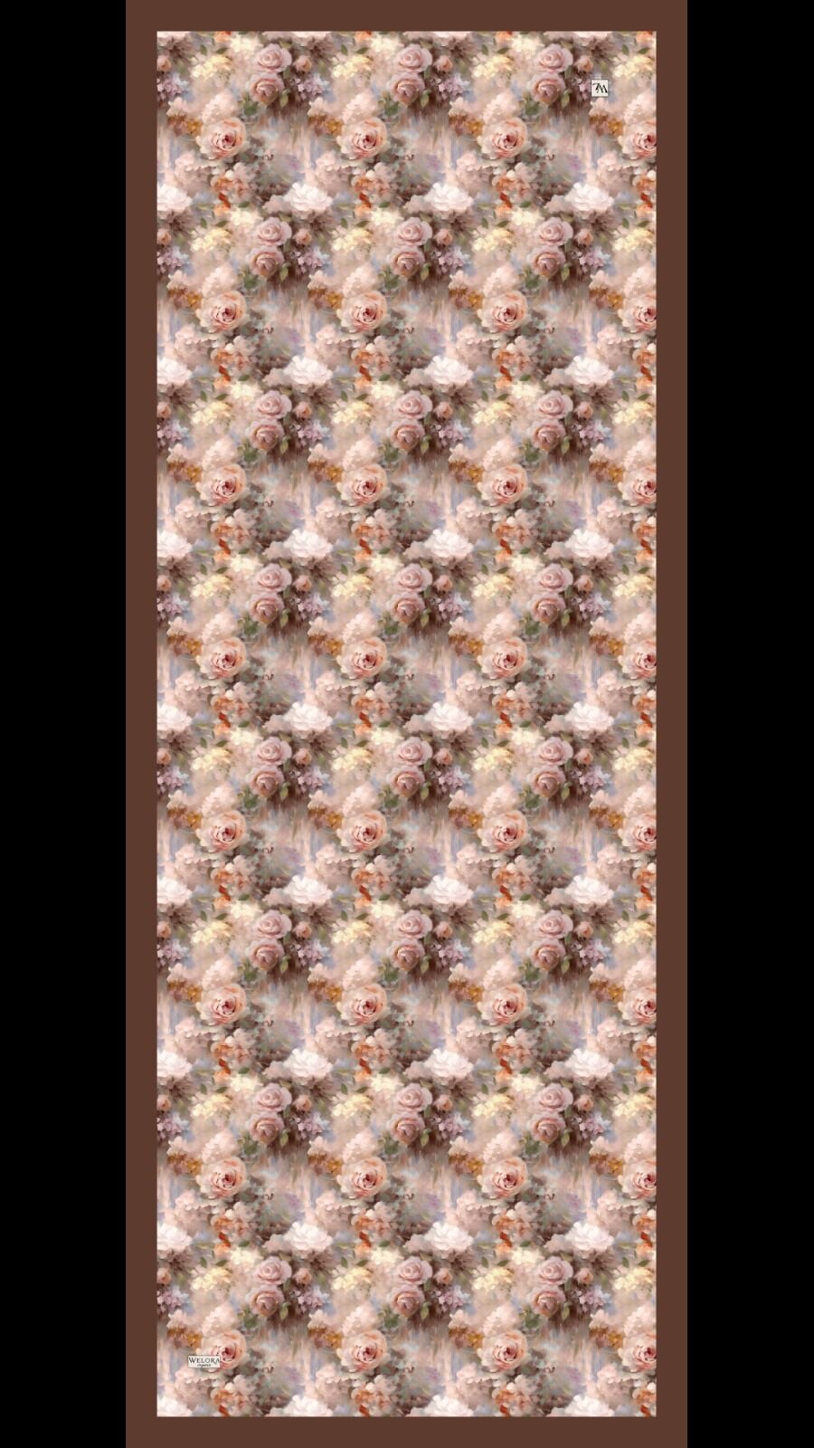 Karlea Scarf Organik Şal- Pastel Garden