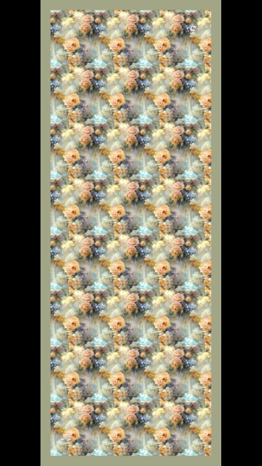 Karlea Scarf Organik Şal- Pastel Garden