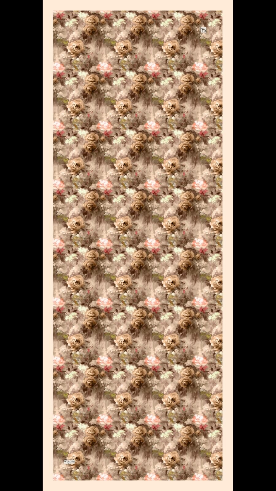 Karlea Scarf Organik Şal- Pastel Garden